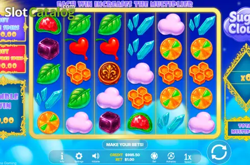 Скрин2. Sugar Clouds слот