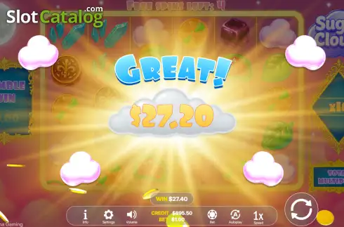 Скрин3. Sugar Clouds слот