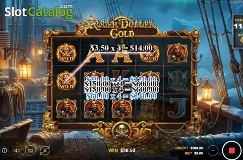 Скрин3. Roger Dodger Gold слот