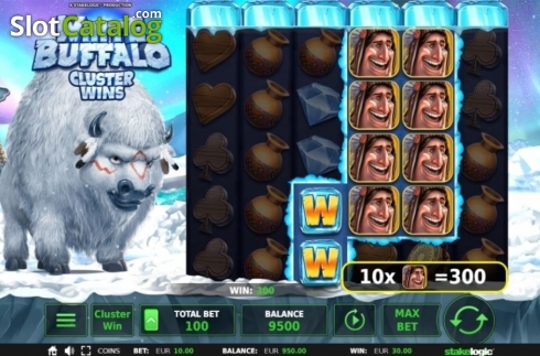 Скрин3. White Buffalo Cluster Wins слот
