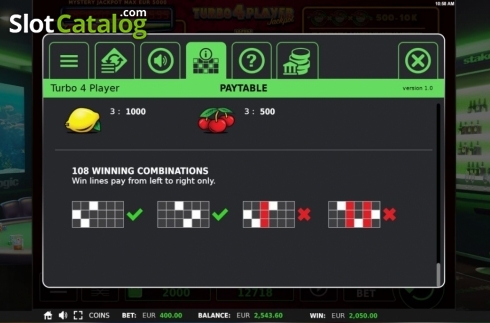 Скрин8. Turbo 4 Player слот