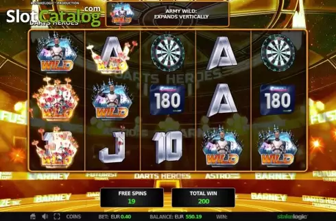 Скрин8. Darts Heroes слот