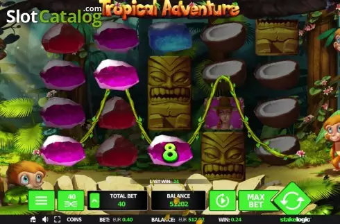 Скрин6. Tropical Adventure слот