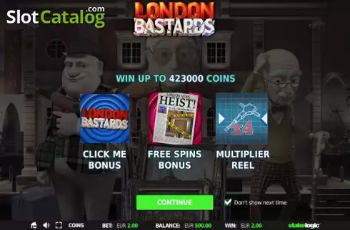 Скрин2. London Bastards слот