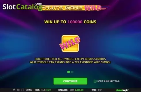 Скрин2. Fruits Gone Wild слот