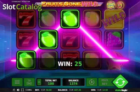 Скрин5. Fruits Gone Wild слот