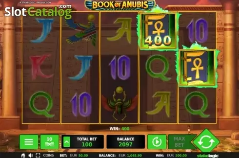 Скрин3. Book of Anubis слот