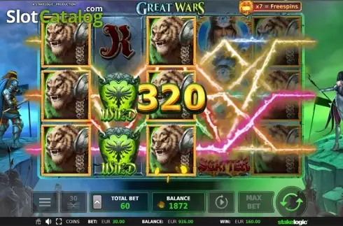 Скрин4. Great Wars слот