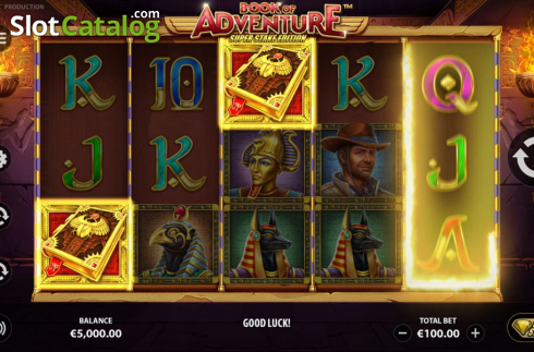 Скрин6. Book of Adventure Super Stake Edition слот
