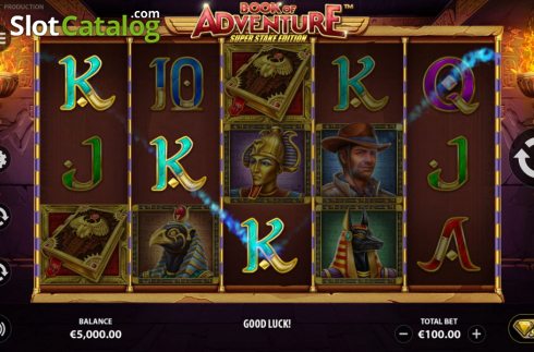 Скрин2. Book of Adventure Super Stake Edition слот