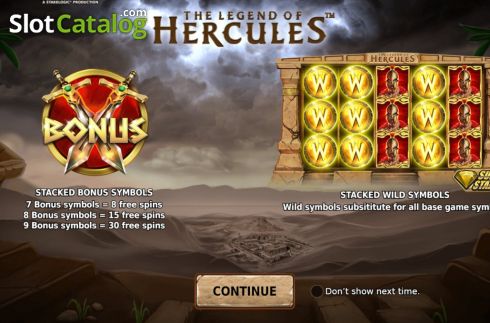 Скрин2. The Legend of Hercules слот