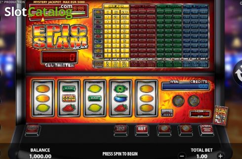 Скрин2. Epic Slam Arcade слот