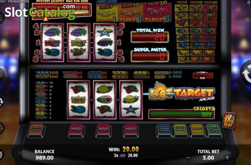 Скрин5. Hot Target Arcade слот