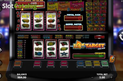 Скрин6. Hot Target Arcade слот