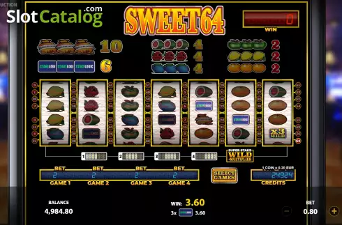 Скрин6. Sweet64 слот
