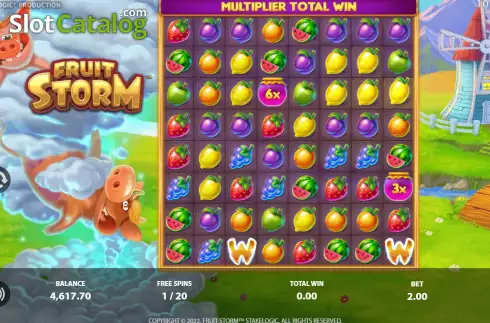Скрин8. Fruit Storm (StakeLogic) слот