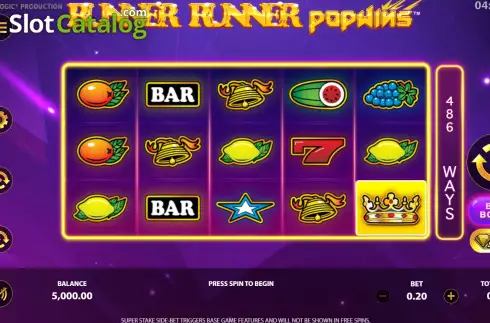 Скрин3. Runner Runner Popwins слот
