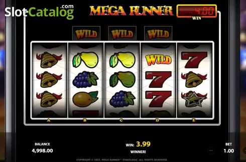Скрин3. Mega Runner слот