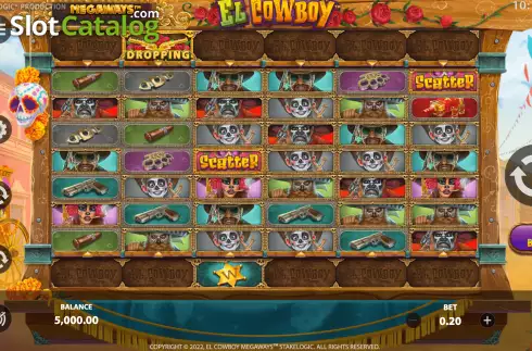 Скрин3. El Cowboy Megaways слот