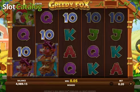 Скрин5. Greedy Fox слот