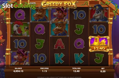 Скрин9. Greedy Fox слот