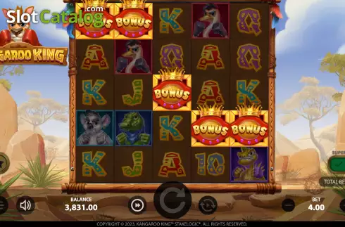 Скрин5. Kangaroo King слот