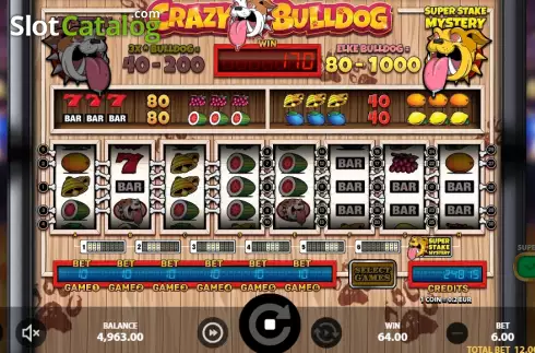 Скрин3. Crazy Bulldog слот