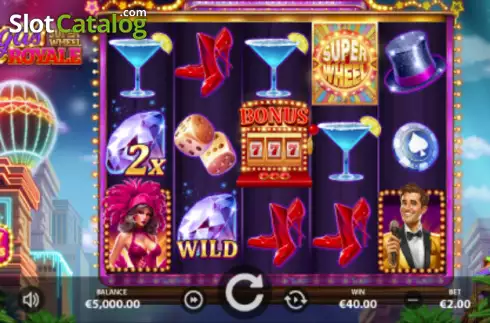 Скрин2. Vegas Royale Super Wheel слот