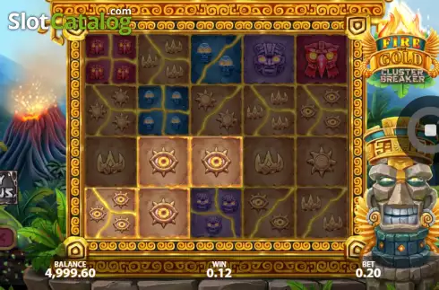 Скрин3. Fire and Gold Cluster Breaker слот