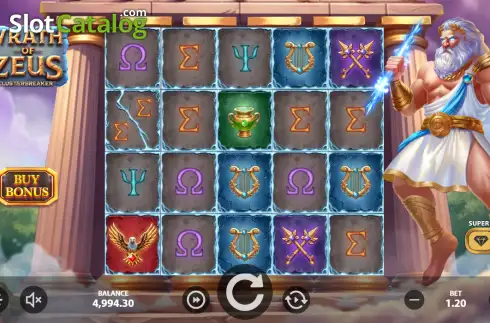 Скрин2. Wrath of Zeus (StakeLogic) слот