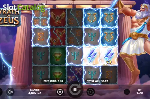 Скрин3. Wrath of Zeus (StakeLogic) слот