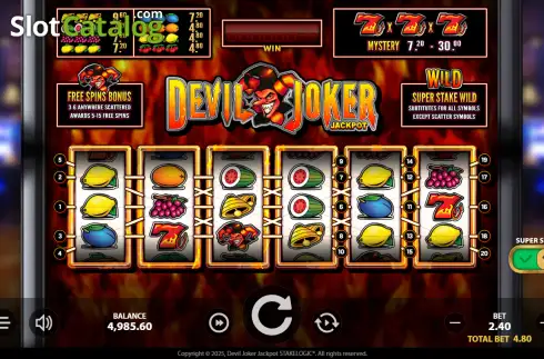 Скрин2. Devil Joker Jackpot слот
