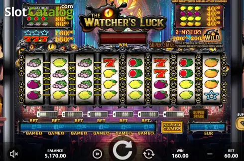 Скрин2. The Watcher's Luck слот