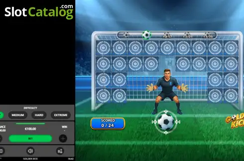 Скрин2. Golden Kick (StakeLogic) слот