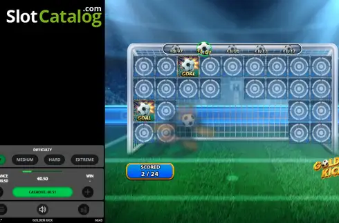 Скрин3. Golden Kick (StakeLogic) слот
