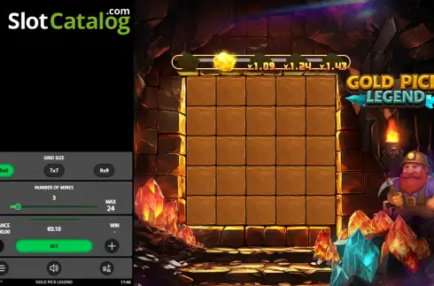 Скрин2. Gold Pick Legend слот