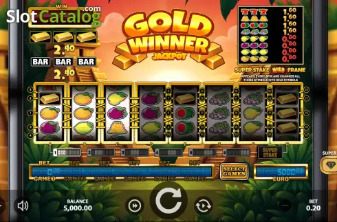 Скрин2. Gold Winner Jackpot слот