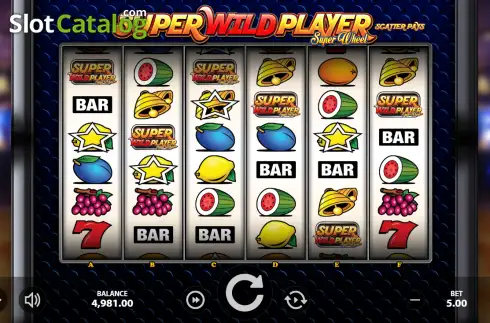 Скрин2. Super Wild Player Super Wheel слот