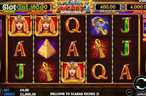 Скрин2. Scarab Riches 2 слот