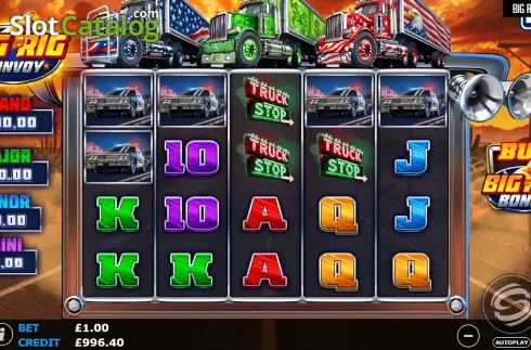 Скрин2. Big Rig Convoy слот