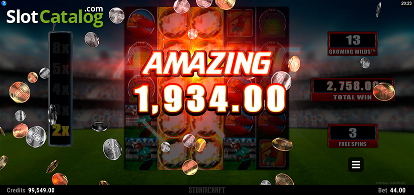 Football Star Deluxe big win
