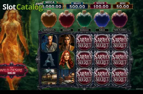 Скрин2. Immortal Romance Sarah’s Secret слот