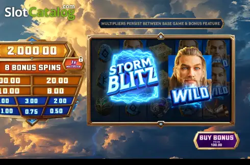 Скрин2. Thunderstruck Stormblitz слот