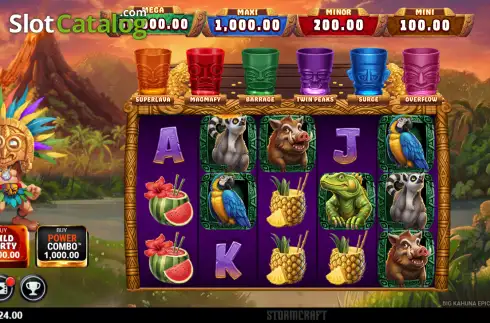 Скрин2. Big Kahuna Epic Eruption Power Combo слот
