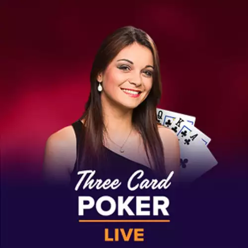 Live Three Card Poker логотип