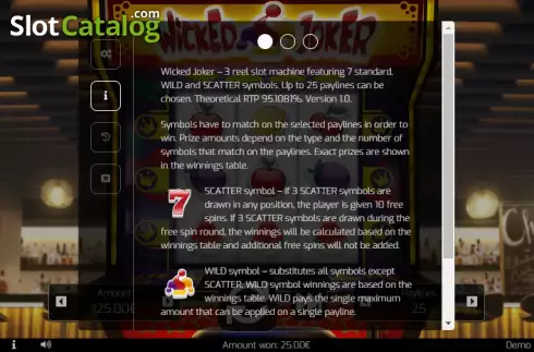 Скрин5. Wicked Joker слот