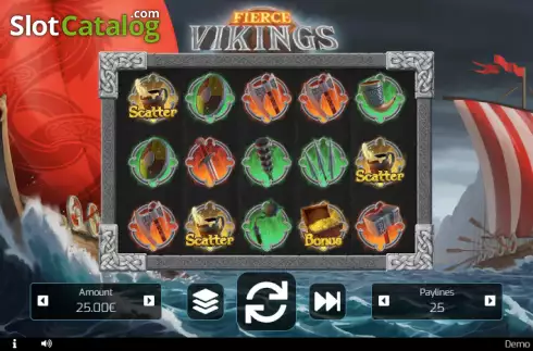 Скрин2. Fierse Vikings слот