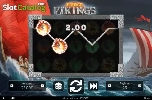 Скрин3. Fierse Vikings слот