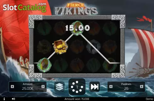 Скрин4. Fierse Vikings слот