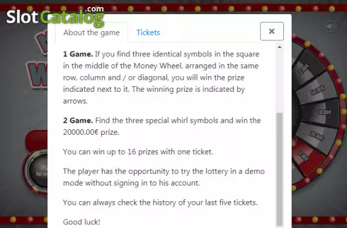 Скрин5. Money Wheel (SuperlottoTV) слот